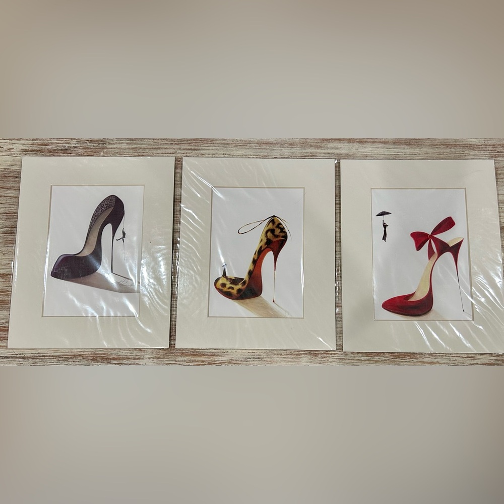 High Heel Matted Art Prints
